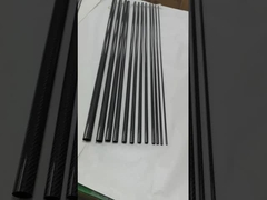 Tubo de fibra de carbono de 3k