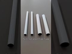 pintura de tubos de fibra de carbono